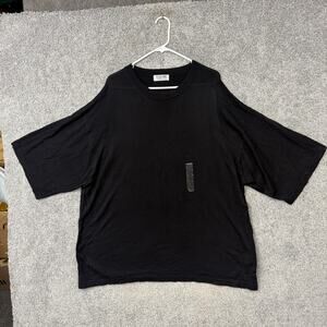 Visitor Poeta Moda Sweater 3X Oversized Boxy Lightweight Streetwear Layering Y2K